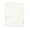 Koeka Ruffle Wieglaken Warm White 80 x 100 cm