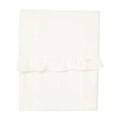 Koeka Ruffle Wieglaken Warm White 80 x 100 cm