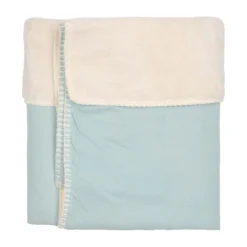Koeka Wiegdeken Teddy - Faroo - Sky 75x100 cm