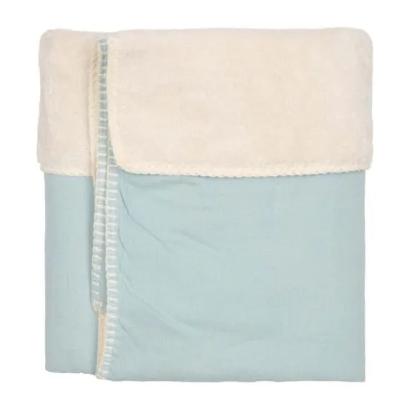 Koeka Wiegdeken Teddy - Faroo - Sky 75x100 cm