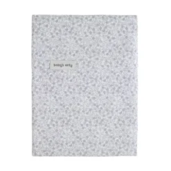 Ledikantlaken Flower - Nordic Blue - 120 x 150 cm