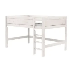 Life Time Halfhoogslaper Premium - White Wash - 120 cm