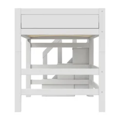 Life Time Hoogslaper Deluxe - White Wash - 152 cm - Met Trapkast