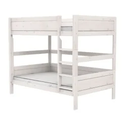 Life Time Stapelbed Premium - White Wash - 120 cm