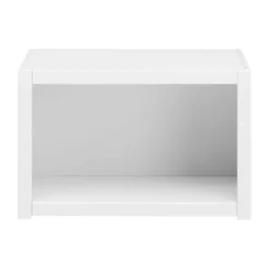 LIFETIME Boekenkast - Set van 3 - Wit - 1 Vak