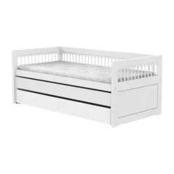 LIFETIME Breeze Kajuitbed Met Logeerbed - Wit