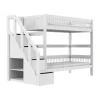 LIFETIME Breeze Stapelbed Met Trapkast - Wit