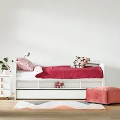 LIFETIME Kajuitbed Met Bedlade - White Wash