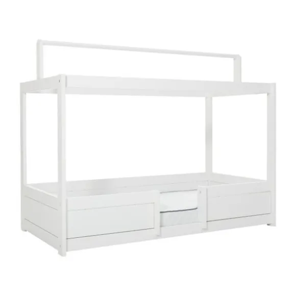 LIFETIME Kidsrooms 4 in 1 Bedcombinatie Met Dak Wit Gelakt