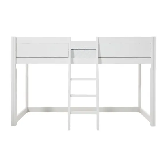 LIFETIME Kidsrooms 4 in 1 Bedcombinatie Met Dak Wit Gelakt