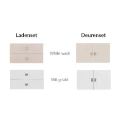 LIFETIME Kidsrooms Boekenkast 1-Vak Whitewash