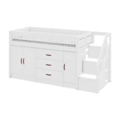 LIFETIME Kidsrooms Halfhoogslaper All-In-One Luxe Whitewash