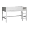 LIFETIME Kidsrooms Halfhoogslaper Rechte Trap Whitewash