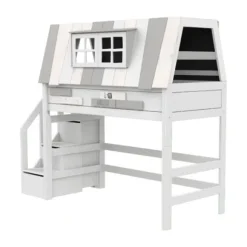 LIFETIME Kidsrooms Hoogslaper - My Hangout - 152 cm - Luxe Lattenbodem