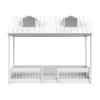 LIFETIME Kidsrooms 2-in-1 Bed - Beach House - 90x200 cm - Wit Gelakt