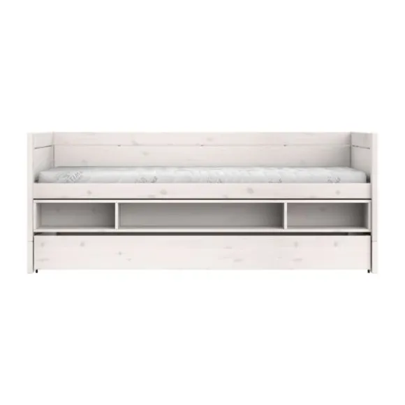 LIFETIME Kidsrooms Kajuitbed Met Opbergbox en Bedlade - Whitewash