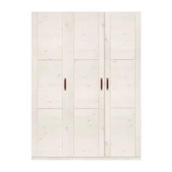 LIFETIME Kidsrooms Kledingkast 3-Deurs - White Wash