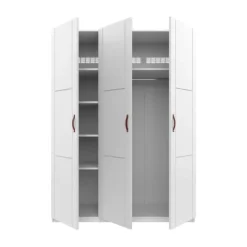 LIFETIME Kidsrooms Kledingkast 3-Deurs - White Wash