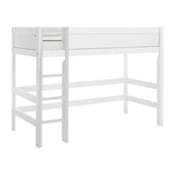 LIFETIME Kidsrooms Midhoogslaper Rechte Trap Whitewash
