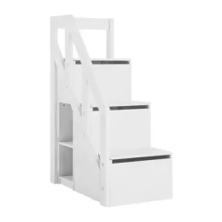 LIFETIME Kidsrooms Trap / Boekenkast Voor Halfhoogslaper Whitewash