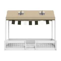 LIFETIME Montessori Hutbed - 120 x 200 cm - Wit