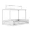 LIFETIME Montessoribed Met Dakconstructie - Wit