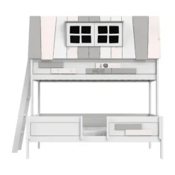 LIFETIME My Hangout Stapelbed - White Wash