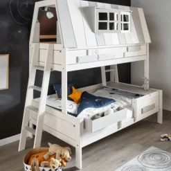 LIFETIME My Hangout Stapelbed - White Wash