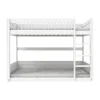 LifeTime Stapelbed – Laag – Rolbodem – Wit Gelakt