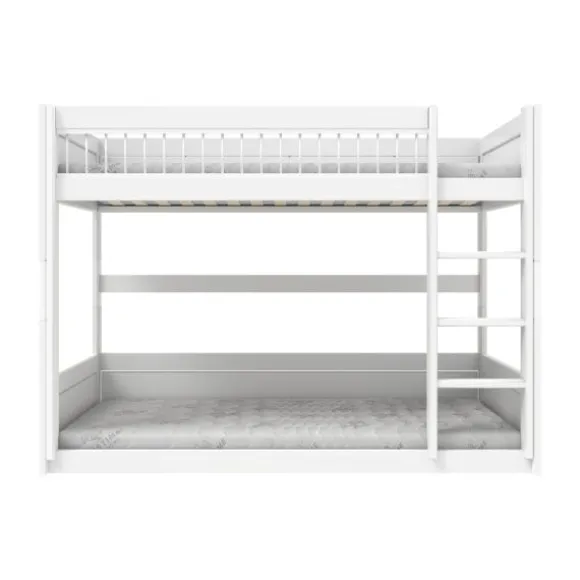 LifeTime Stapelbed – Laag – Rolbodem – Wit Gelakt