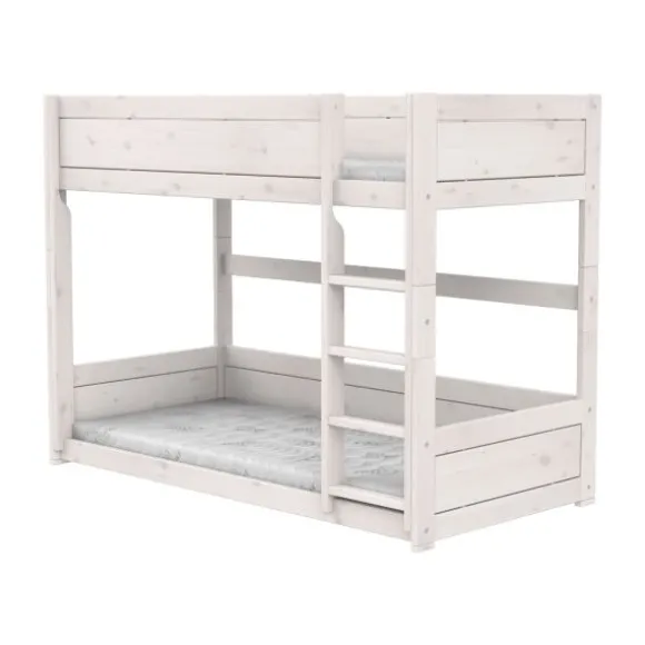 LIFETIME Stapelbed Laag - White Wash