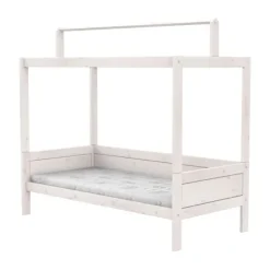 LIFETIME Kidsrooms Original Bed + Dakframe – Premium Rolbodem – 90×200 cm