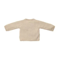 Little Dutch Gebreid Overslag Vestje - Maat 44 - Soft Beige Melee