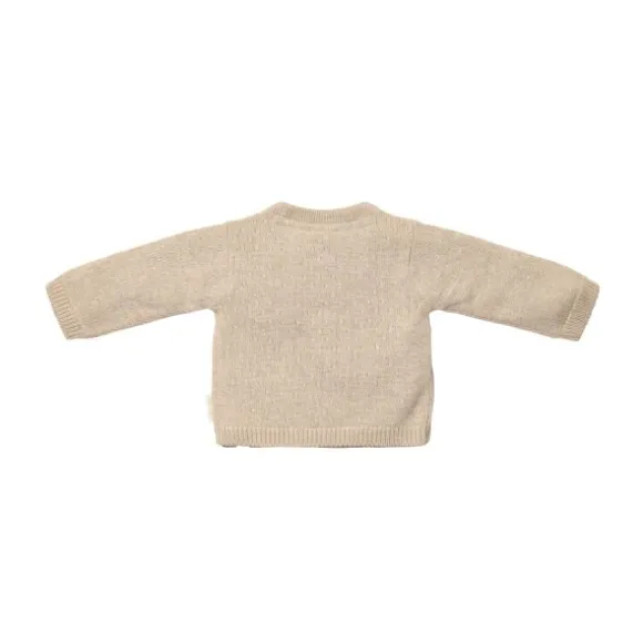 Little Dutch Gebreid Overslag Vestje - Maat 44 - Soft Beige Melee