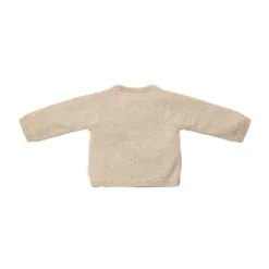 Little Dutch Gebreid Overslag Vestje - Maat 44 - Soft Beige Melee