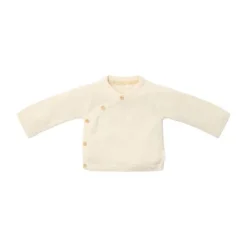 Little Dutch Gebreid Overslag Vestje - Maat 44 - Off White