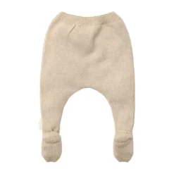 Little Dutch Gebreide Broek - Soft Beige Melee
