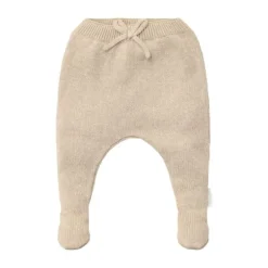 Little Dutch Gebreide Slofjes - Soft Beige Melée