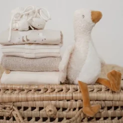 Little Dutch Gebreide Slofjes - Off White