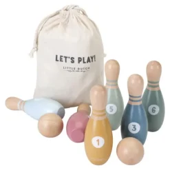 Little Dutch Houten Bowlingset