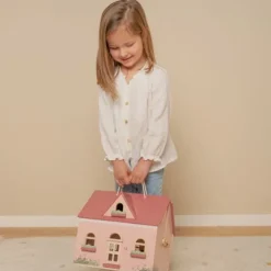 Little Dutch Houten Poppenhuis - Small - Pink