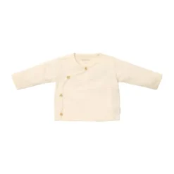 Little Dutch Lange Mouw Overslag T-Shirt - Maat 56 - Creme