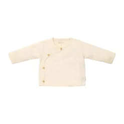 Little Dutch Lange Mouw Overslag T-Shirt - Maat 56 - Creme