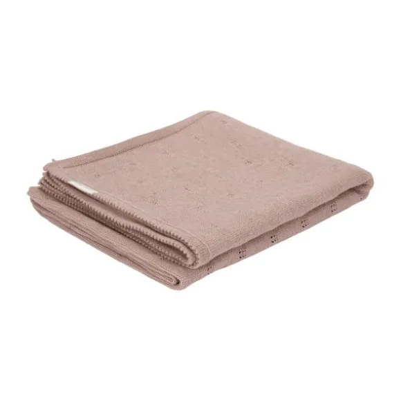 Little Dutch Ledikantdeken Gebreid - Pure Pink Blush - 110x140 cm