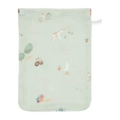 Little Dutch Little Farm Washandjes - Olive - 2 Stuks