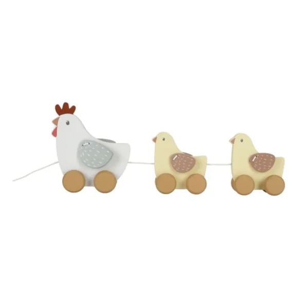 Little Dutch Little Farm Trekfiguur - Kippen