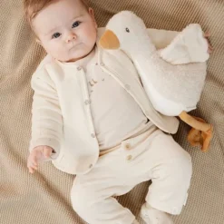 Little Dutch Little Goose Omkeerbaar Vestje - Maat 44 - Beige