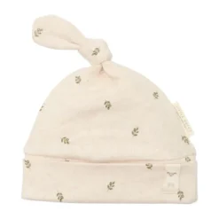 Little Dutch Newborn NOOS Little Farm Mutsje met knoop - maat 3-6 M - Green leaves
