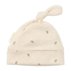 Little Dutch Newborn NOOS Little Farm Mutsje met knoop - maat 3-6 M - Green leaves