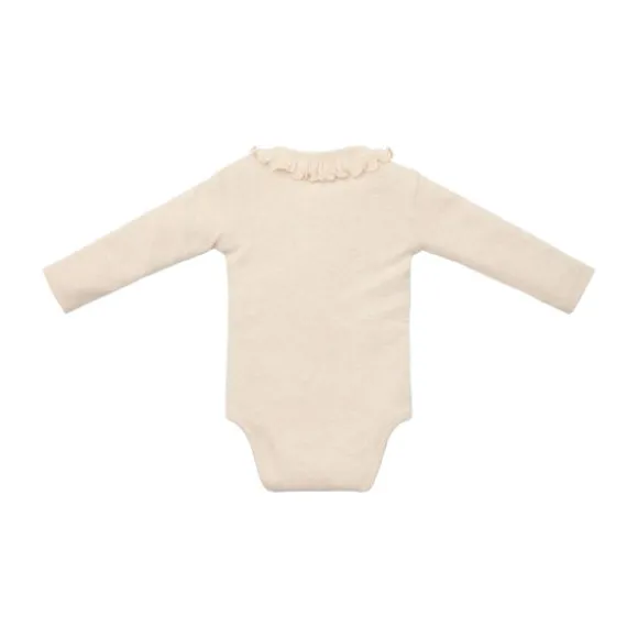 Little Dutch Newborn NOOS Little Farm Romper - lange mouw maat 50 - Sand melee